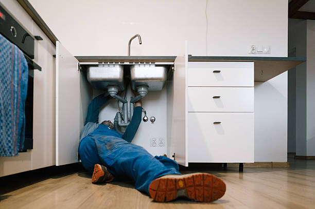 Professional Plumbing technician working in Winamac, IN